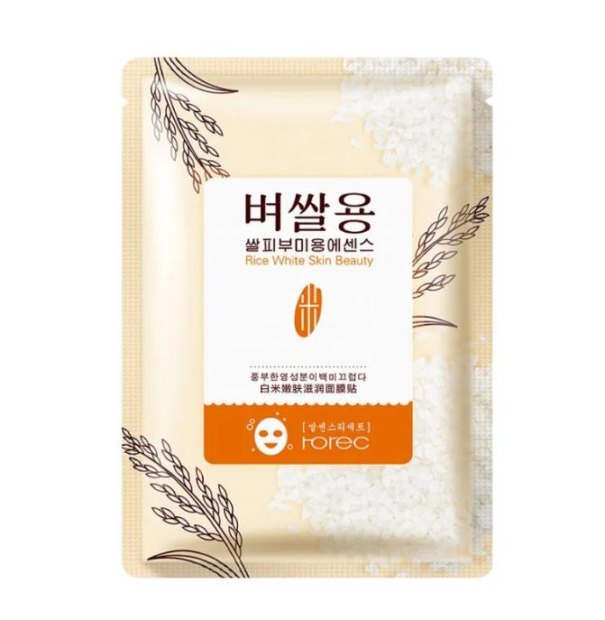 Маска для лица тканевая Hchana Fasical Mask Rice Skin Beauty Essence с рисом осветляющая (2215962024)