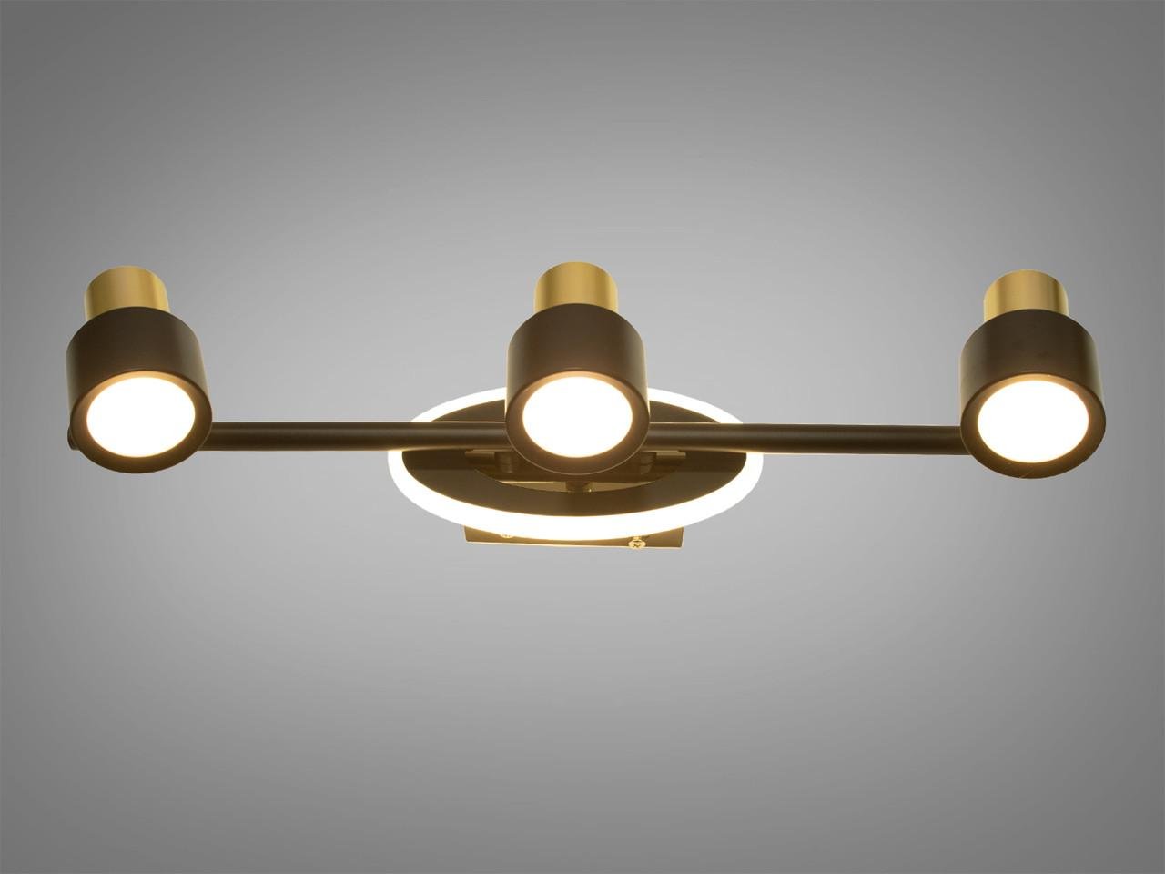 Подсветка для зеркал и картин 5973-3-LS 15W Черный/Золотой (2040794025) Подсветка для зеркал и картин 5973-3-LS 15W Черный/Золотой (2040794025)