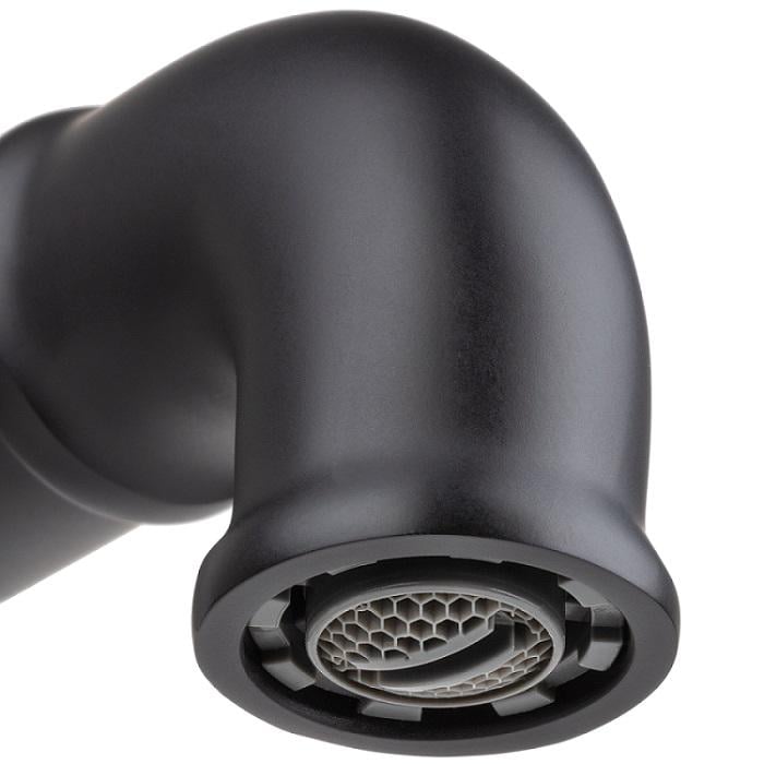 Кухонний змішувач Leomikao Mazuyma Loft Black mat (15687) - фото 4