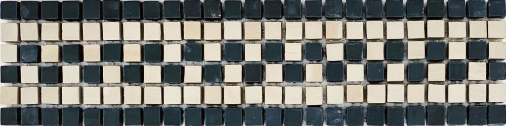 Мозаїка з керамограніту Kotto Ceramica MI7 K060803 Lviv Legends фриз Beige/Nero (002884)