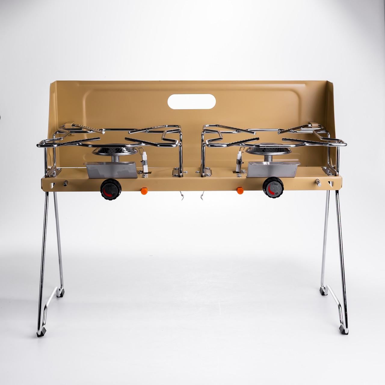 Плита газовая кемпинговая с пьезоподжигом 5200 Вт (HP-DS3-6)