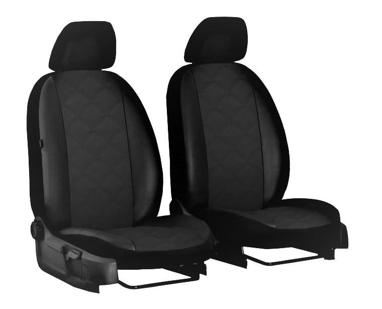 Чехлы на передние сиденья Pok-ter для Geely GC6 2014- 2002-2011 экокожа Elit Черный (9015573)