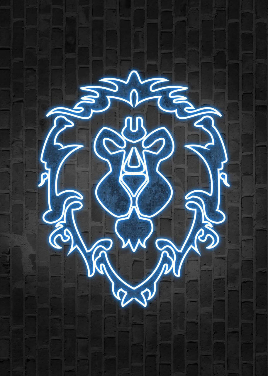 Картина постер Gee! World of Warcraft Світ Військового Ремесла мінімалізм 40х60 см WW.09.106