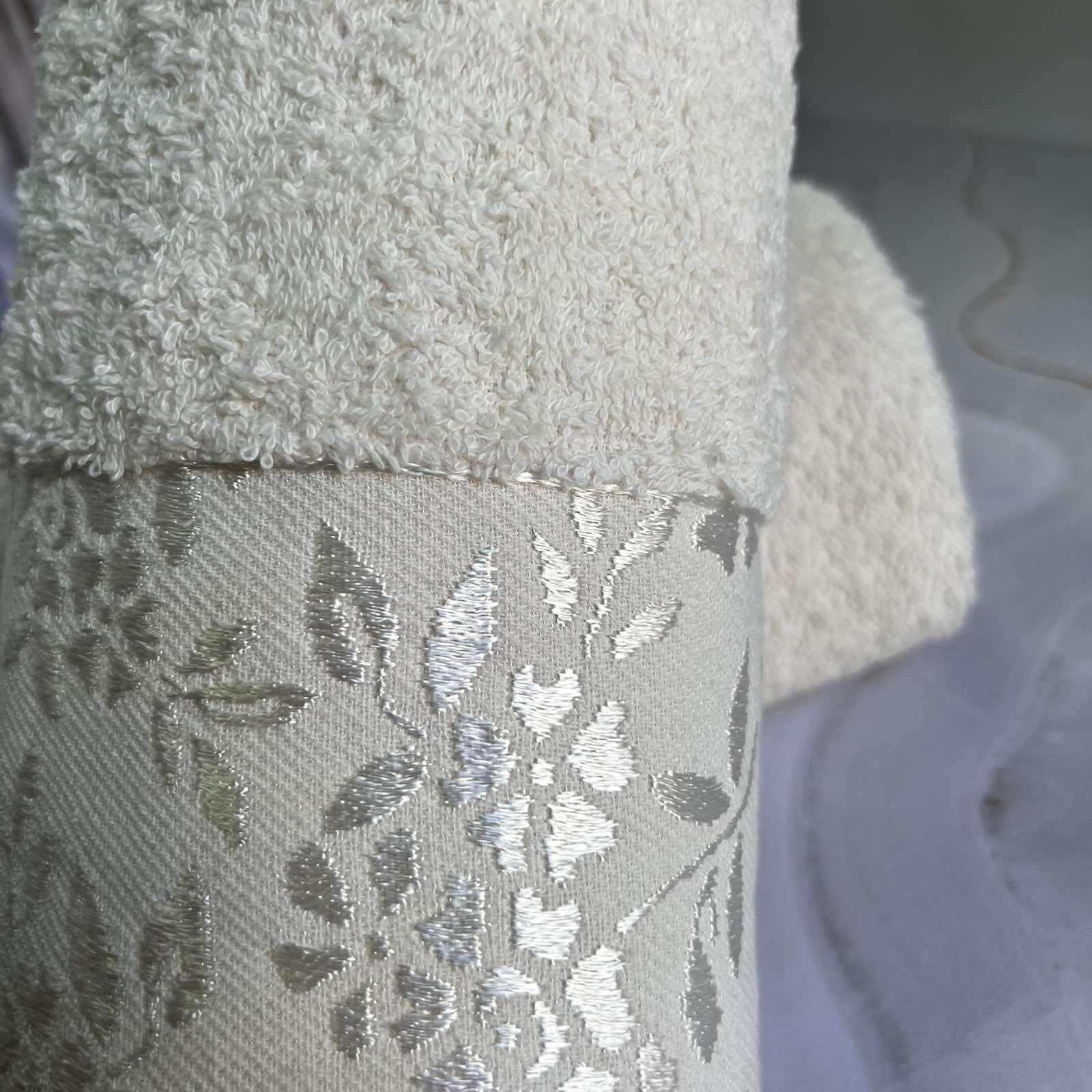 Набір рушників банне та для обличчя 70х40 см/50х90 см 2 шт. Білий (mame2v1cic1beyaz) - фото 2 Набір рушників банне та для обличчя 70х40 см/50х90 см 2 шт. Білий (mame2v1cic1beyaz) - фото 2