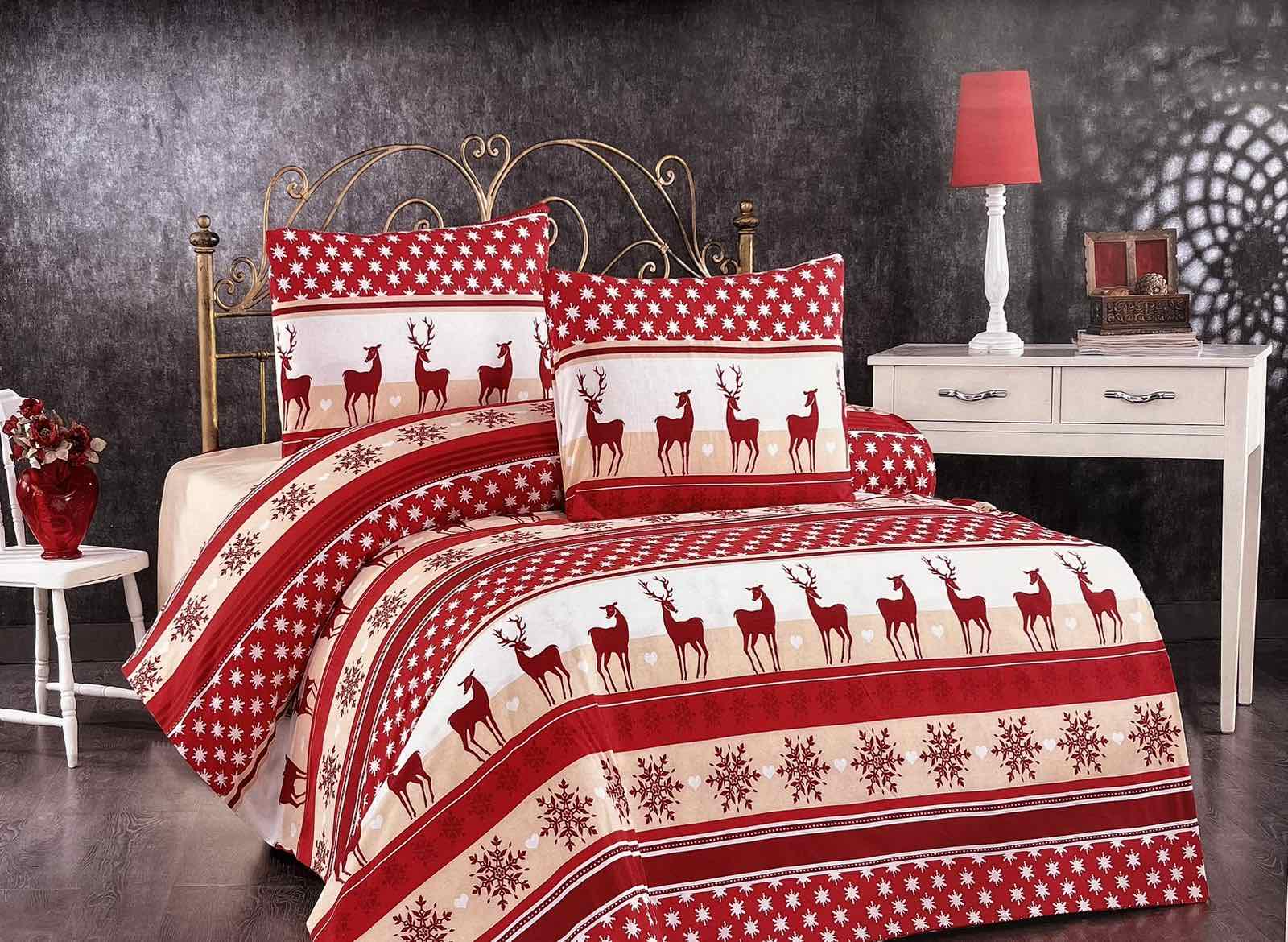 Комплект постільної білизни BELIZZA Natural фланель 160x220 см (CN31919)