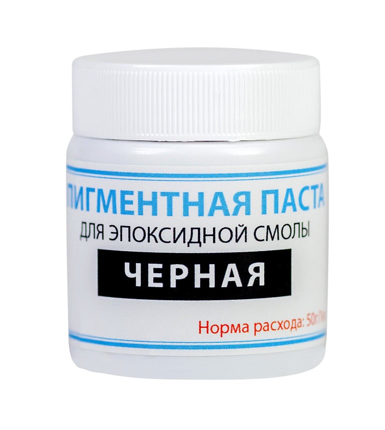 Пигментная паста Просто и Легко для эпоксидной смолы 50 г Черный (SUN5106)