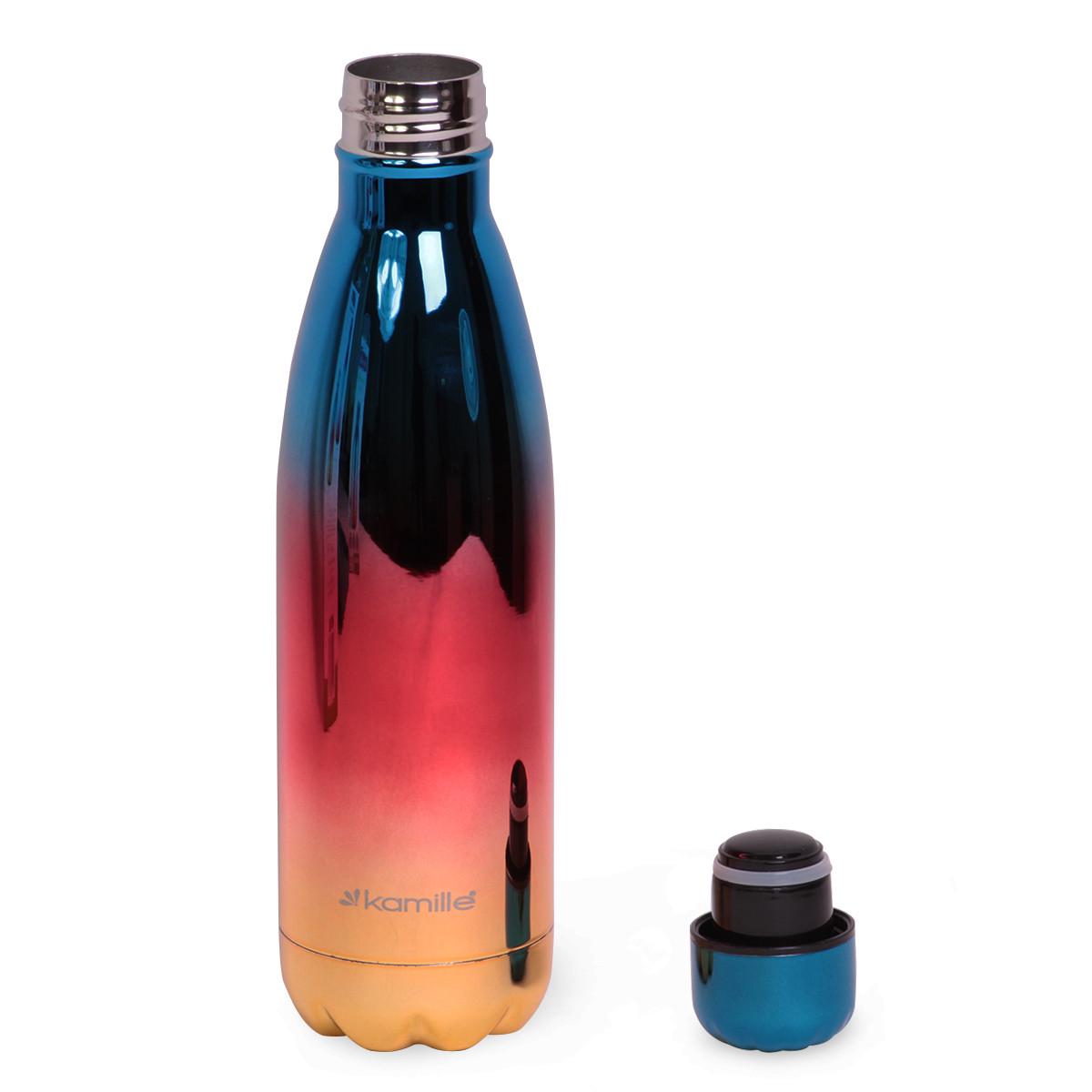 Термобанка Kamille KM-2206 из нержавеющей стали 500 мл Розовый - фото 4 Термобанка Kamille KM-2206 из нержавеющей стали 500 мл Розовый - фото 4