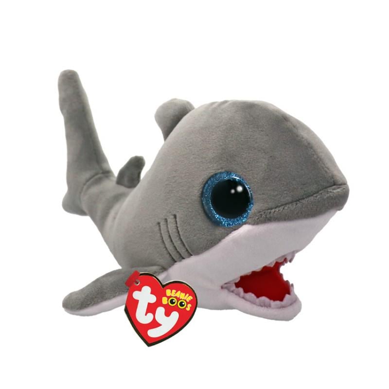Мягкая игрушка TY Beanie Babies Finnegan Акула 15 см (37376)