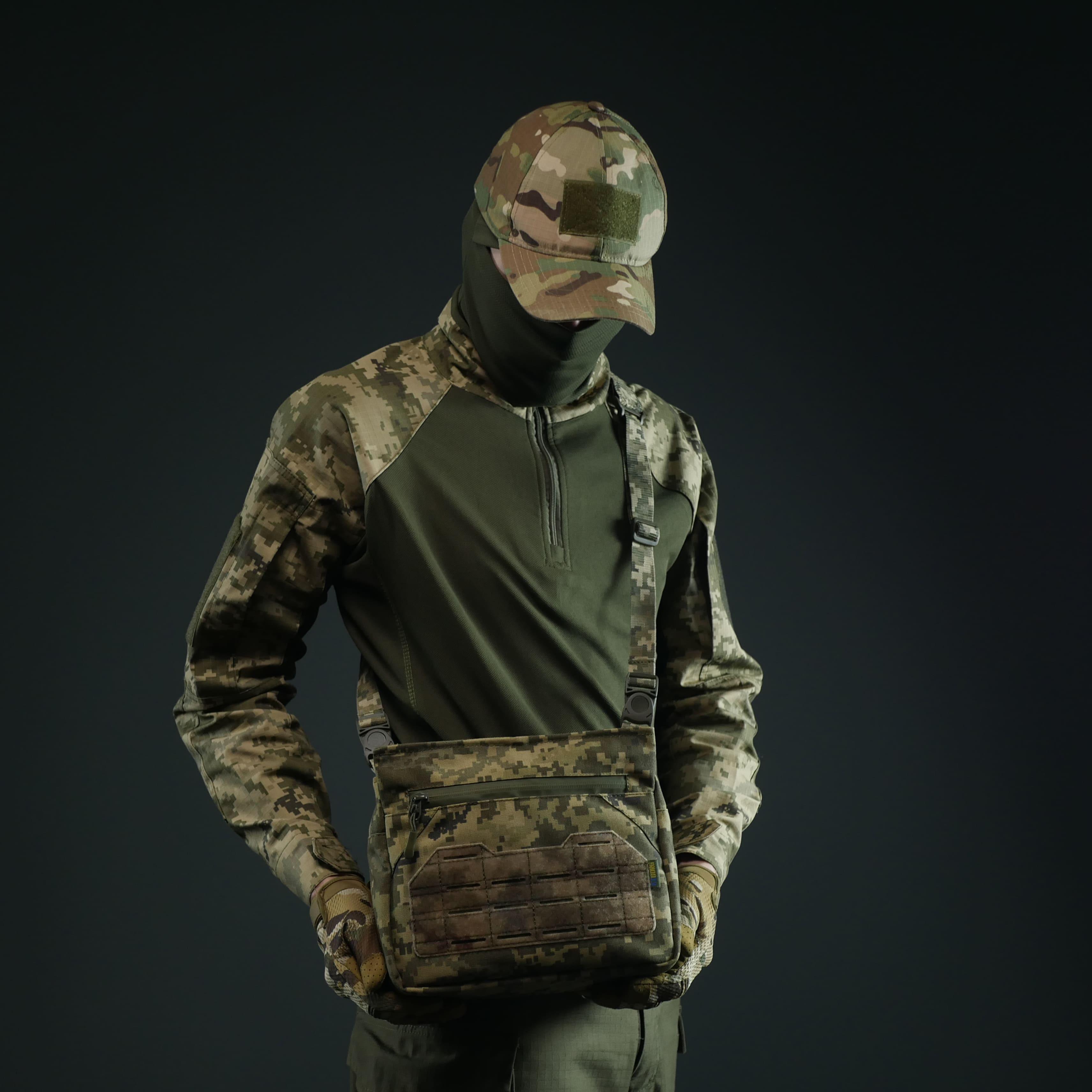 Сумка через плече Tactic city bag з IRR-просоченням Піксель (27516728) - фото 9 Сумка через плече Tactic city bag з IRR-просоченням Піксель (27516728) - фото 9