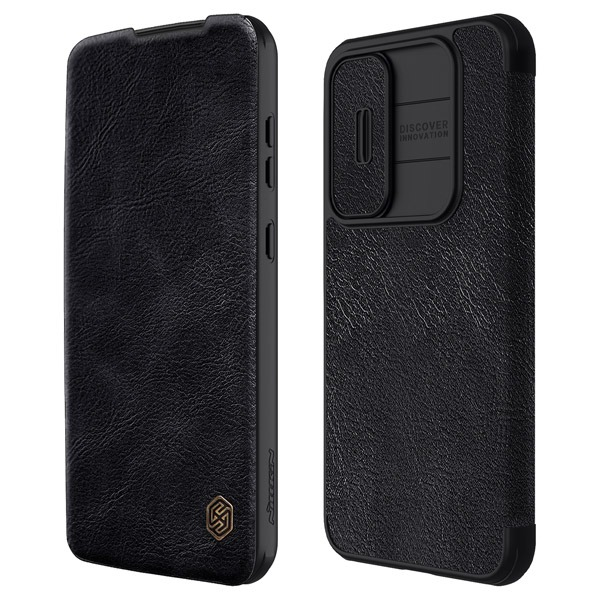 Шкіряний чохол книжка Nillkin Qin Pro Leather Case для Samsung Galaxy A55 5G Black