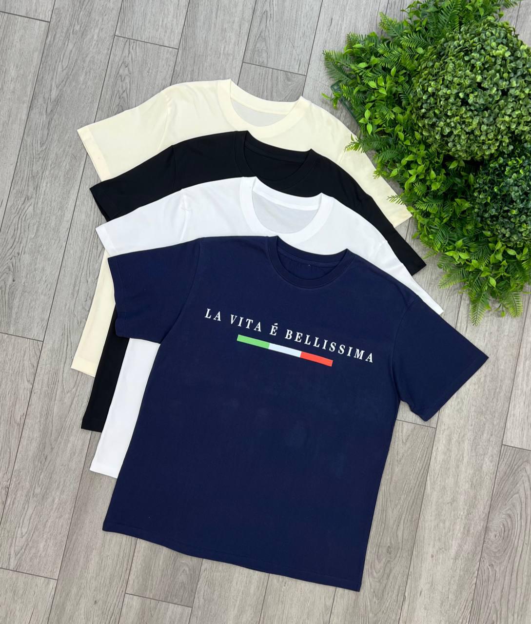 Футболка женская Vita è Bellissima OS Белый (#25141-02) - фото 2