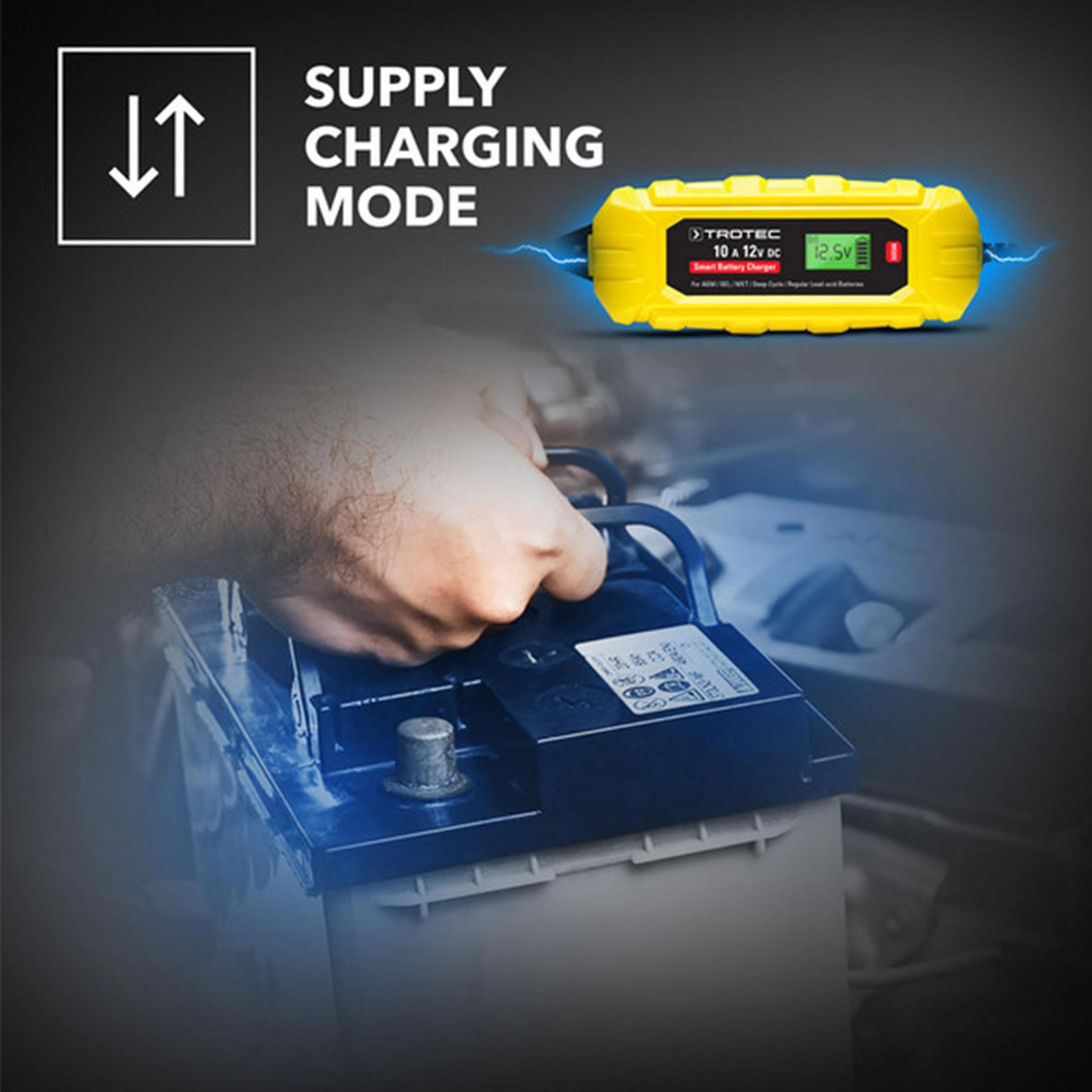 Зарядное устройство для автомобильного аккумулятора Trotec PBCS 10A/12V 4-200Ah (4675000015) - фото 33 Зарядное устройство для автомобильного аккумулятора Trotec PBCS 10A/12V 4-200Ah (4675000015) - фото 33