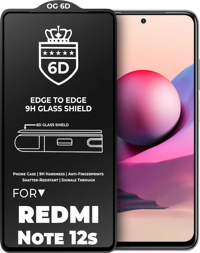 Стекло защитное 6D Xiaomi Redmi Note 12S Glass Shield (33242)
