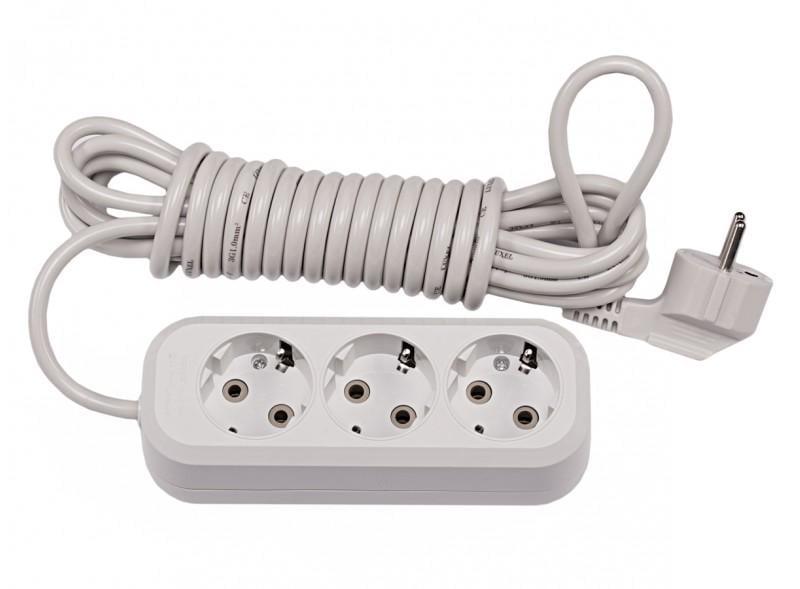 Подовжувач тримісний Luxel BENEFICE з/з 10 м (7139)