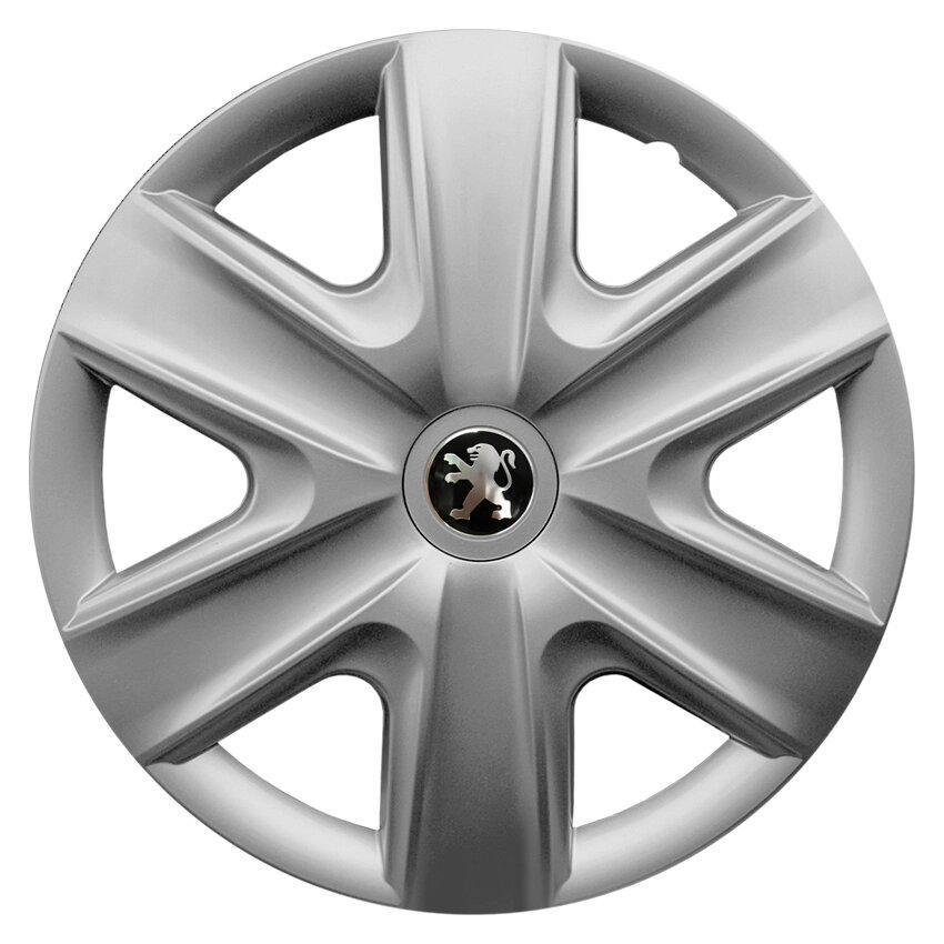 Комплект колпаков JAWOPLAST Hexan R13 для Peugeot 4 шт. Silver (28434696)