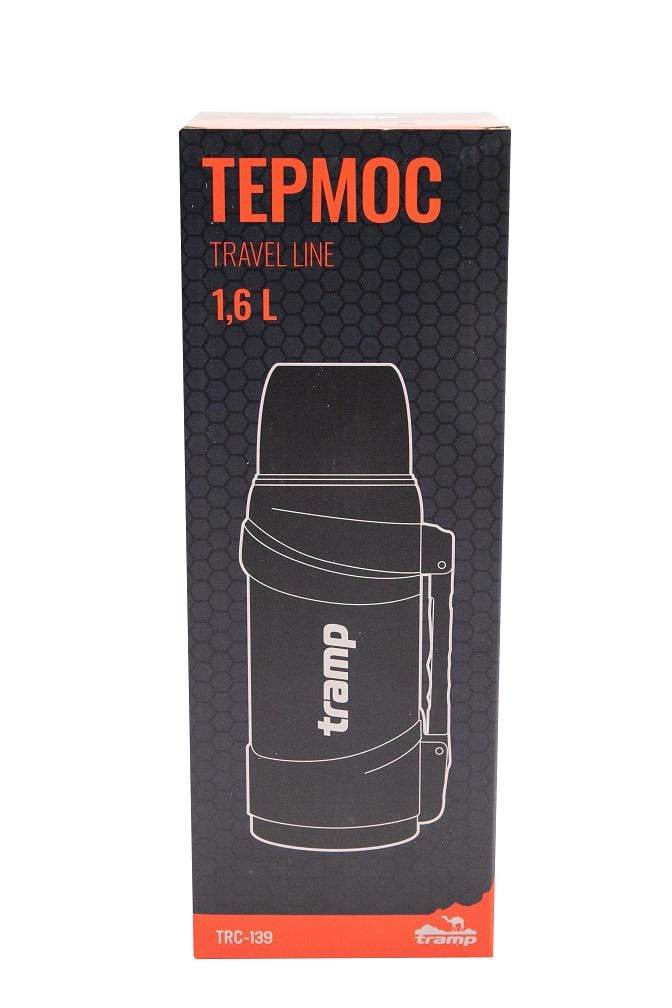 Термос с ручкой Tramp Travel Line 1,6 л Черный (TRC-139-black) - фото 10