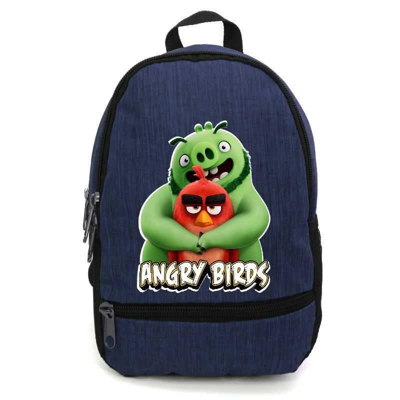 Школьный рюкзак подростковый Cappuccino Toys с принтом Angry Birds ANG-0018 12,5 л Синий (2133990353)