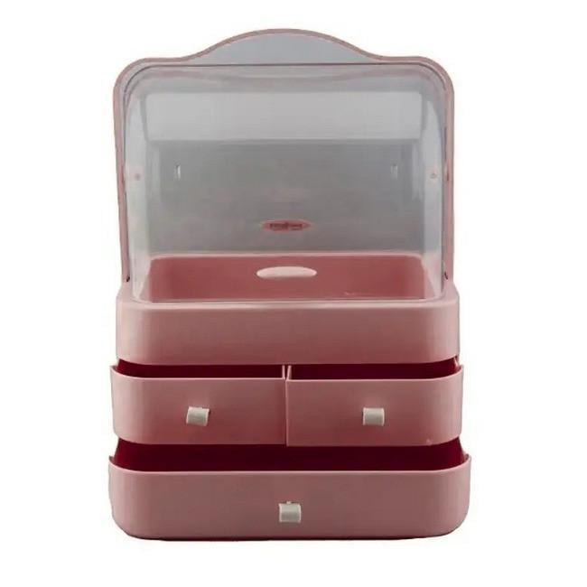 Органайзер для косметики настольный Cosmetics Storage Box LD-288 Pink (020561)