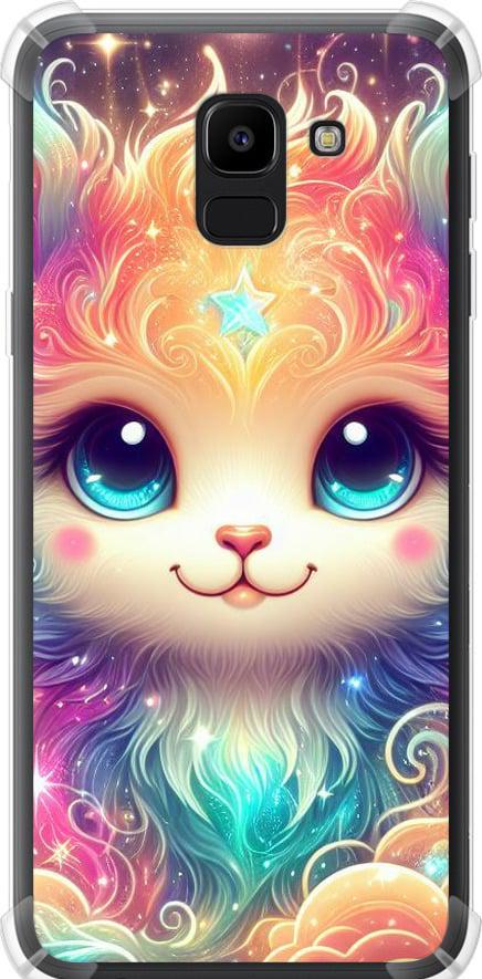 Чехол на Samsung Galaxy J6 2018 Сказочный котенок (5813sp-1486-42517)