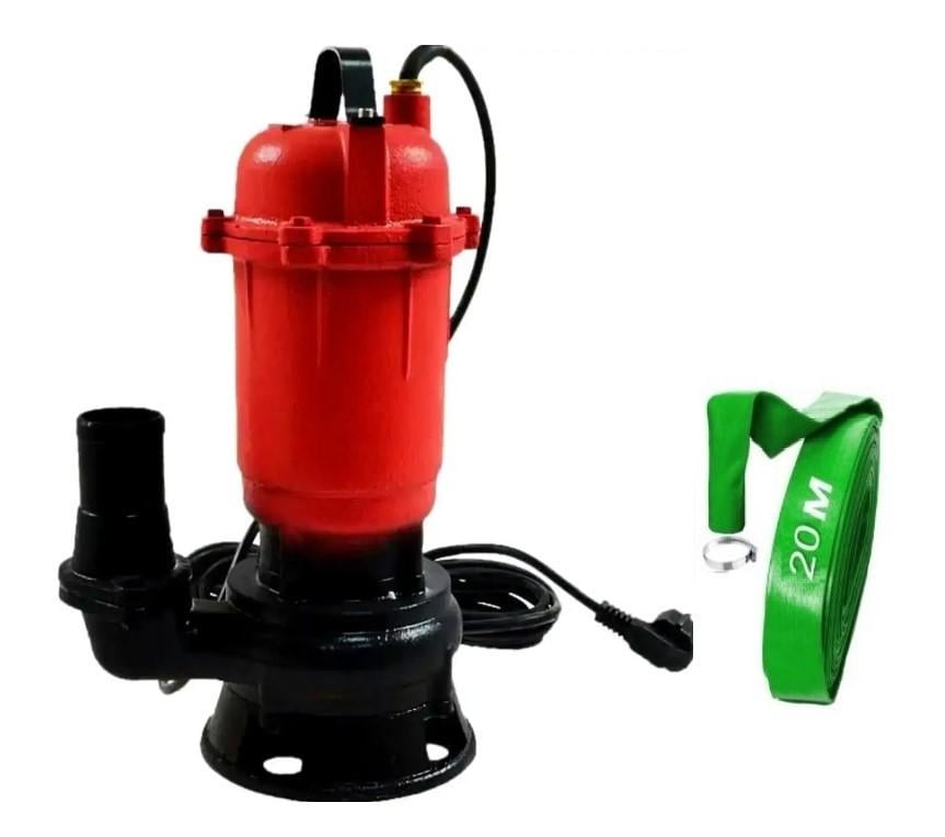 Насос фекальный Wisla ADR 1-1,1 kW А без поплавка со шлангом 20 м (30452010)