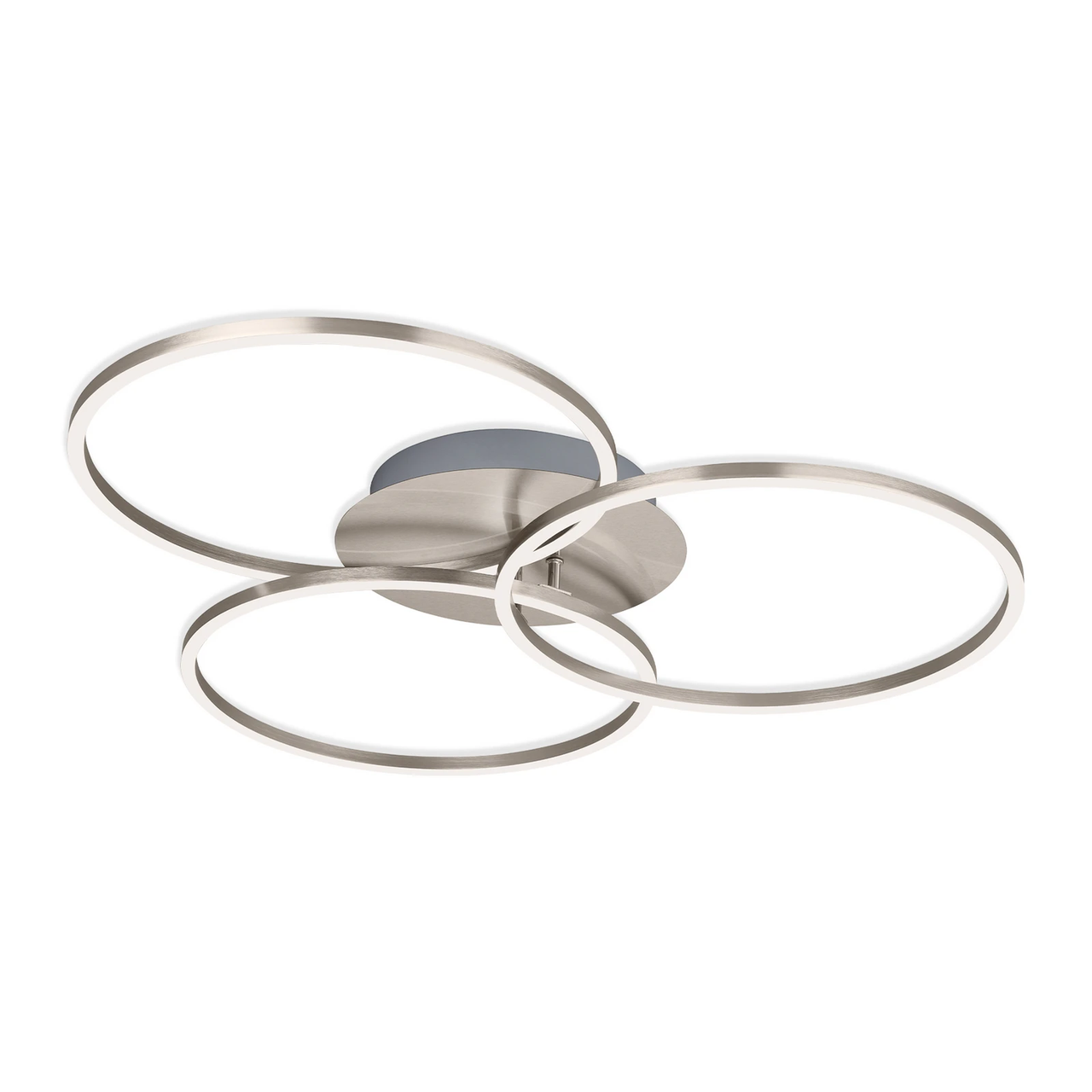 Светильник потолочный Mounm с диммером никель 3 лампы