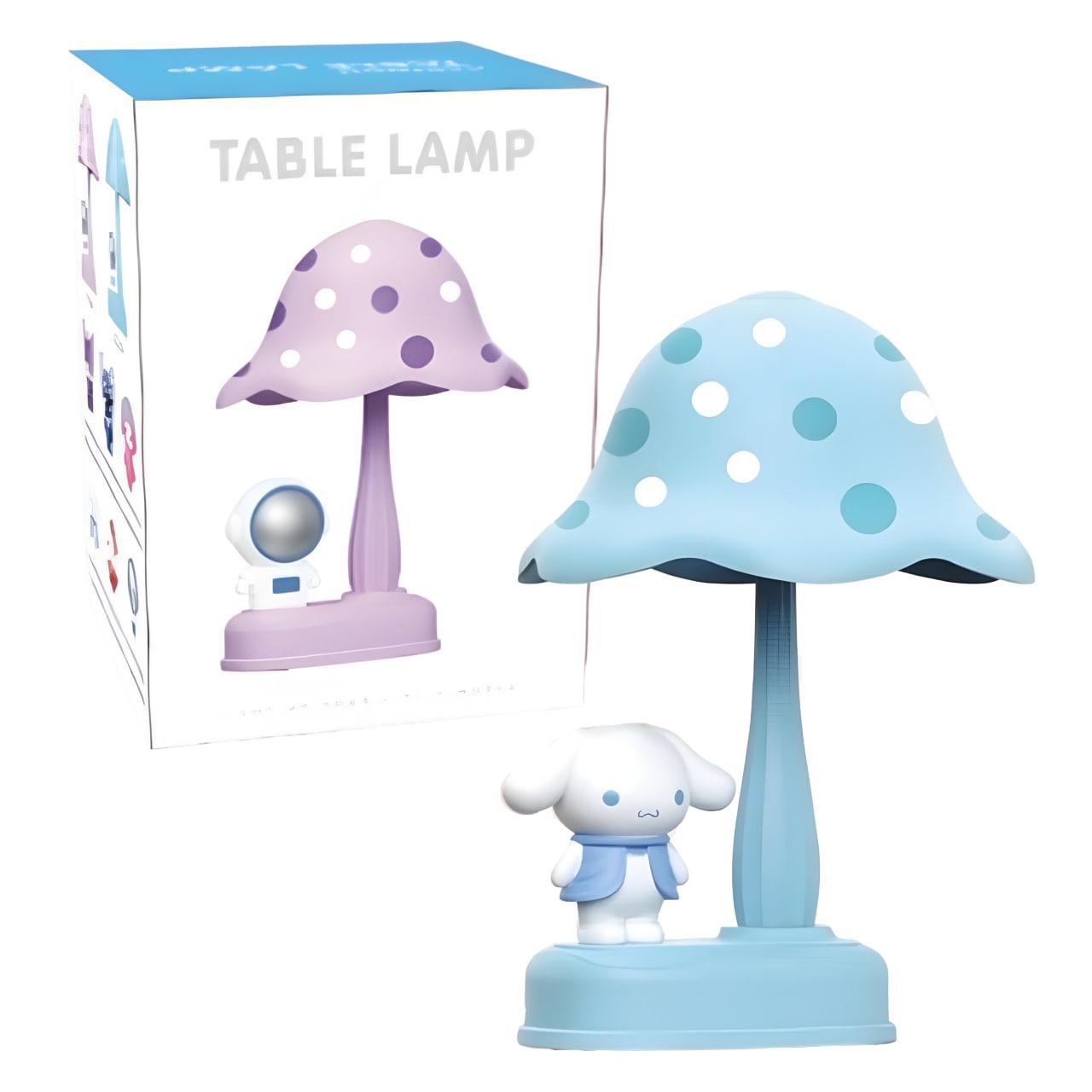 Настольная лампа Cinnamoroll грибочек Голубой (339D) - фото 2 Настольная лампа Cinnamoroll грибочек Голубой (339D) - фото 2