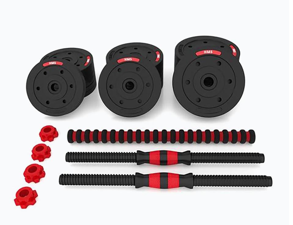 Набор штанга/гантеля HMS SGР40 40 кг Черно-красный (299737) Набор штанга/гантеля HMS SGР40 40 кг Черно-красный (299737)