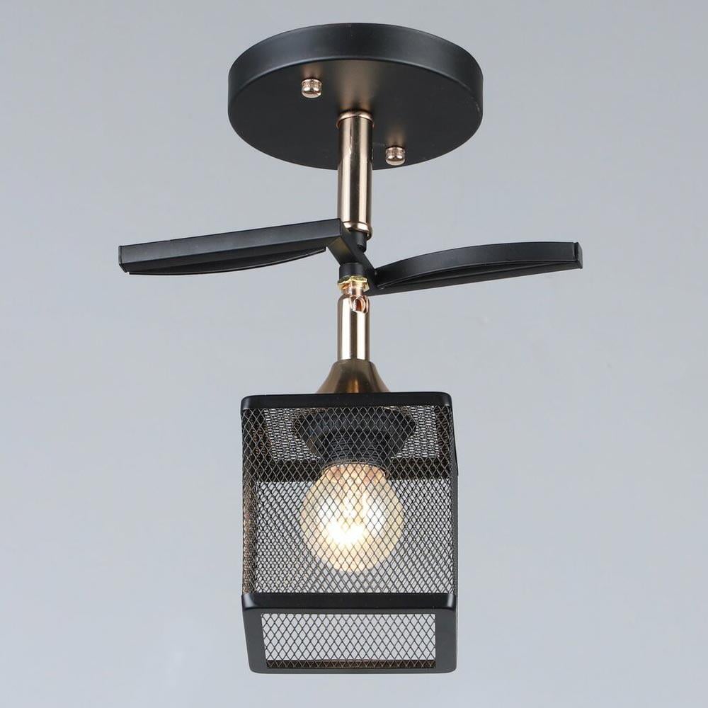 Люстра потолочная Lighthouse SRS-19540/1P BK+FGD Черный/Золотой (112156)