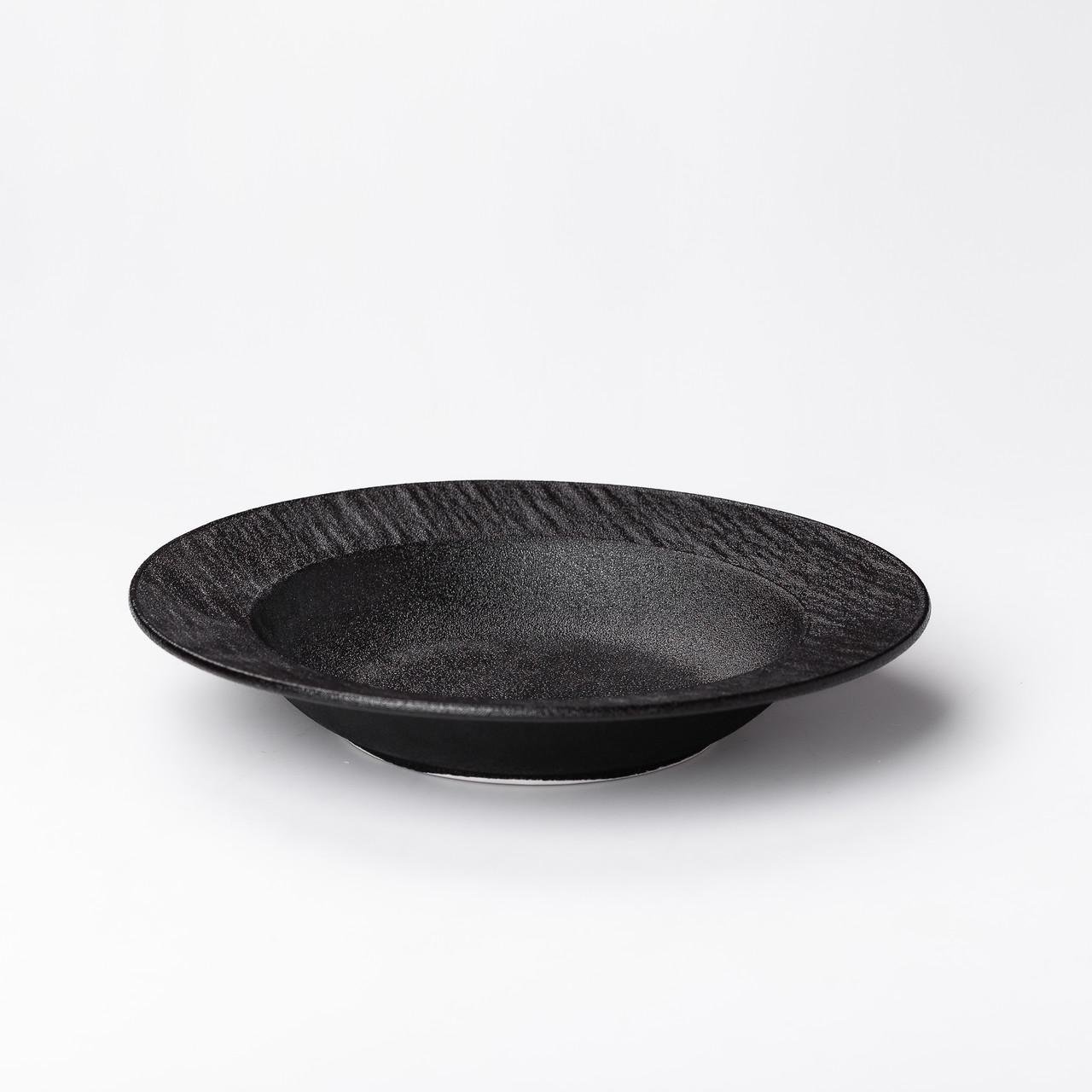 Тарілка супова керамічна 23 см Чорний (5396) - фото 2 Тарілка супова керамічна 23 см Чорний (5396) - фото 2