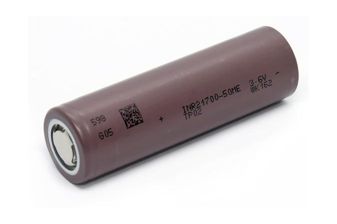 Акумулятор Li-Ion 21700 Tenpower INR21700 50ME 5000 мАч 15 А (60744)