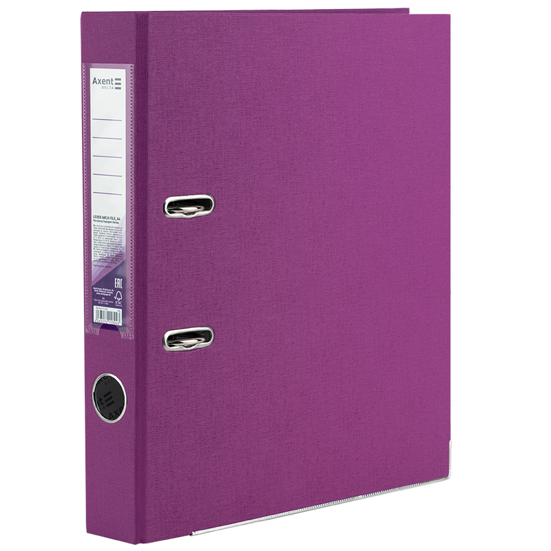 Папка-регистратор односторонняя D1713-26P PP 5 см разобранная 50 шт. Сливовый (4063276152985)