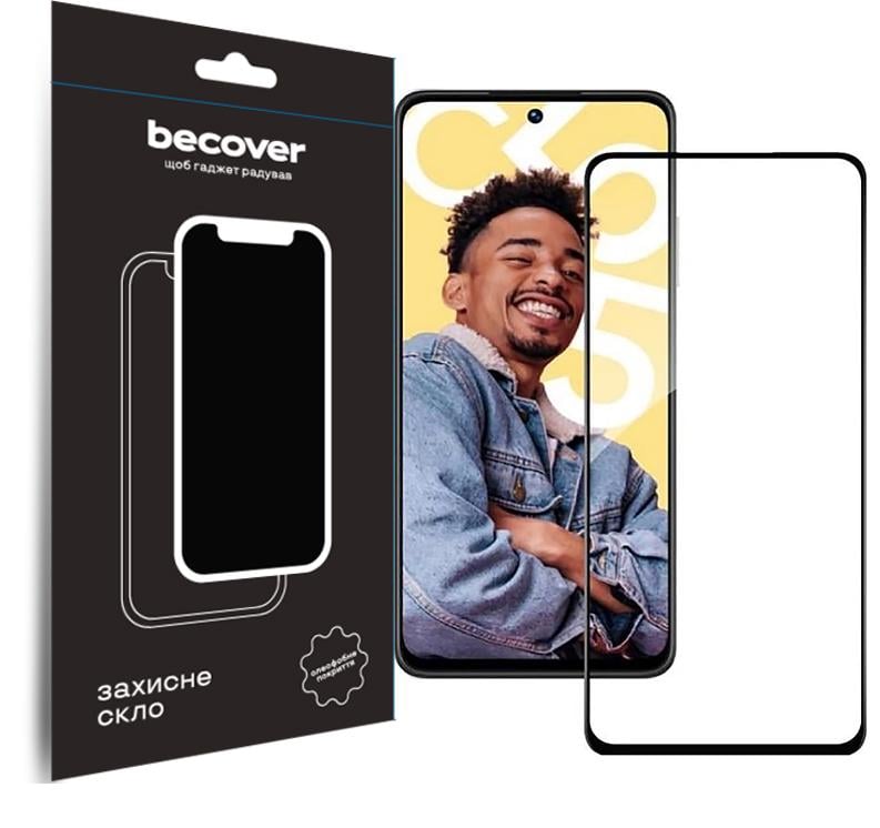 Захисне скло BeCover для Realme C55 Black (709765)