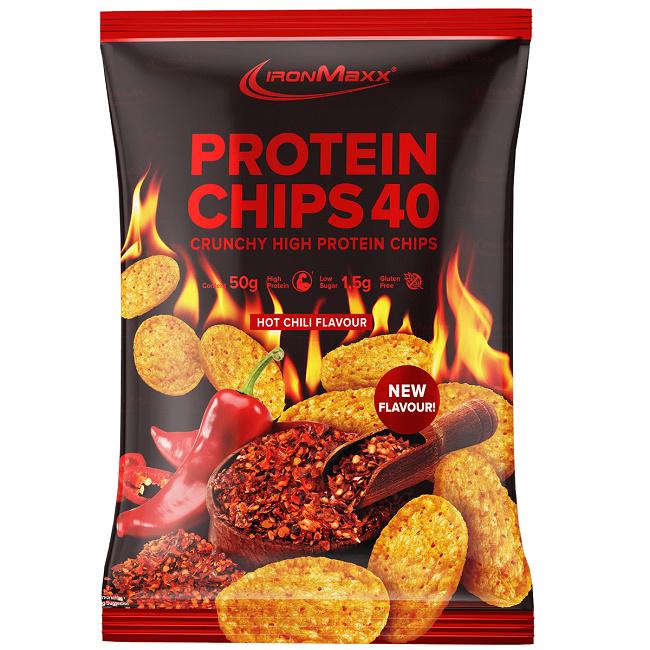 Заменитель питания IronMaxx Protein Chips 40 50 г Чили