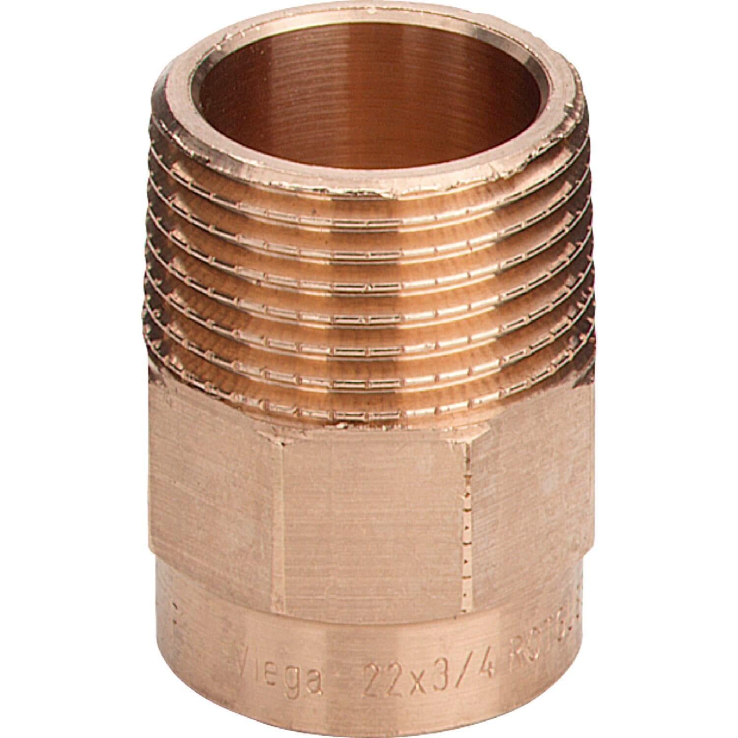 Ниппель бронзовый Viega 94243g d 15 мм x 3/8" Н (101657)
