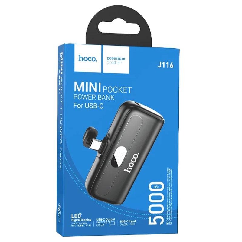 Повербанк Hoco J116 Cool Type-C 5000 mAh Black (00000067633_1) - фото 4