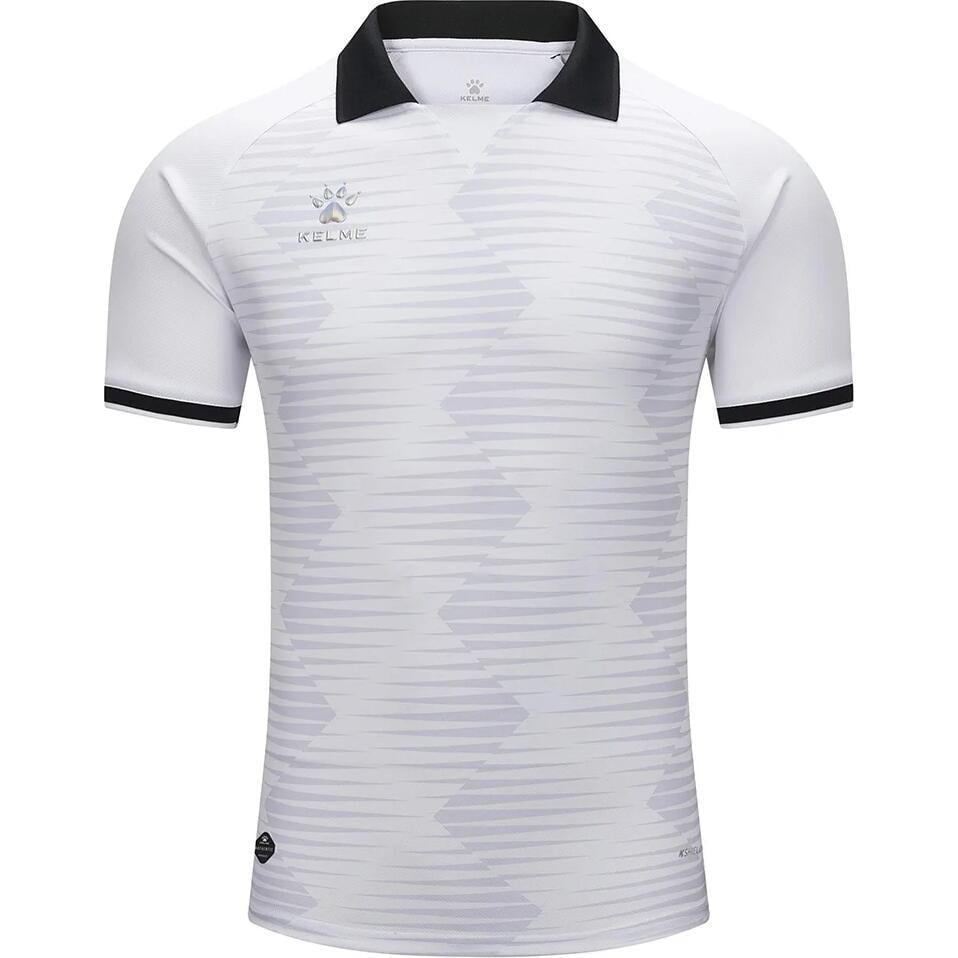 Поло Kelme XL Бело-черный (7451ZB1794.9100)
