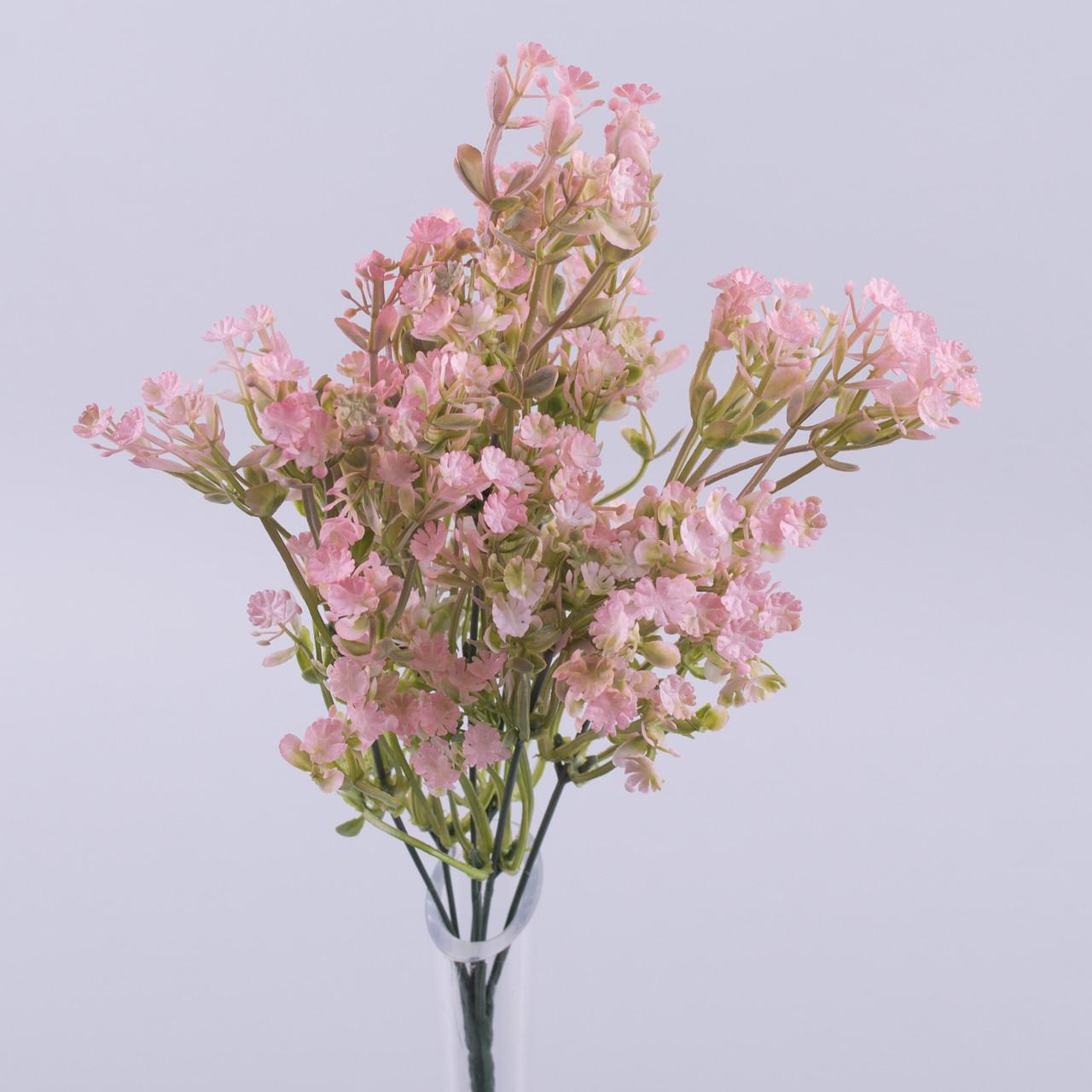 Искусственные цветы Букет травы с цветочками Розовый (4983-1)