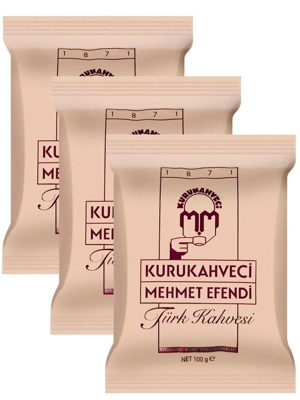 Кава мелена Kurukahveci Mehmet Efendi 100 г 3 шт. (2580057013) - фото 2
