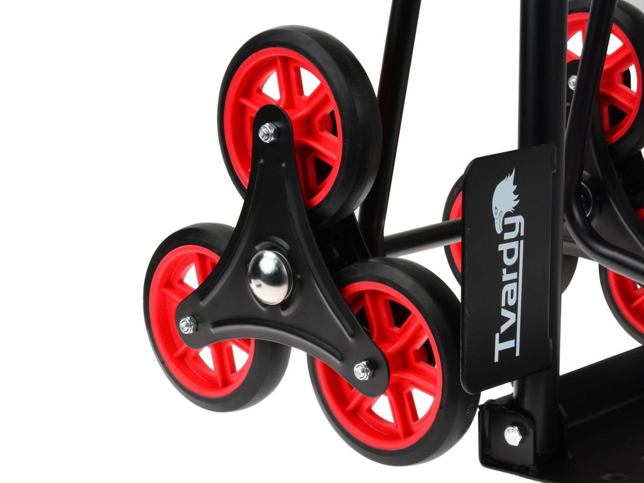 Візок вантажний Tvardy сходовий складаний навантаження до 150 кг платформа 31х29 см (T00501) - фото 6