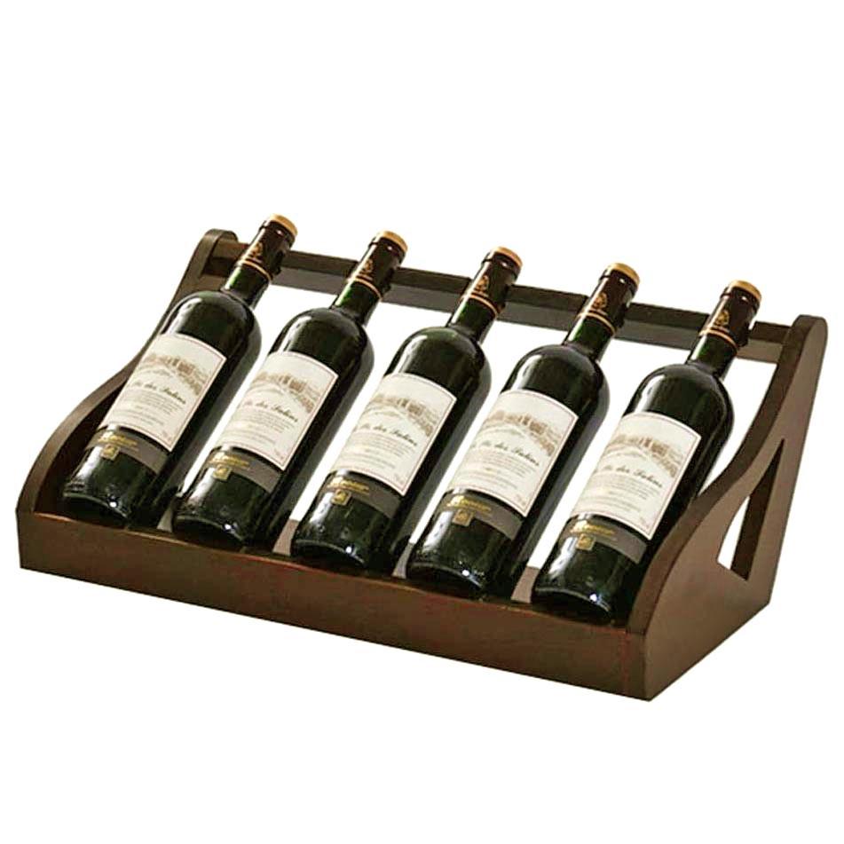 Полка для вина настольная Мелтер 5 Капучино (Впс-511009)