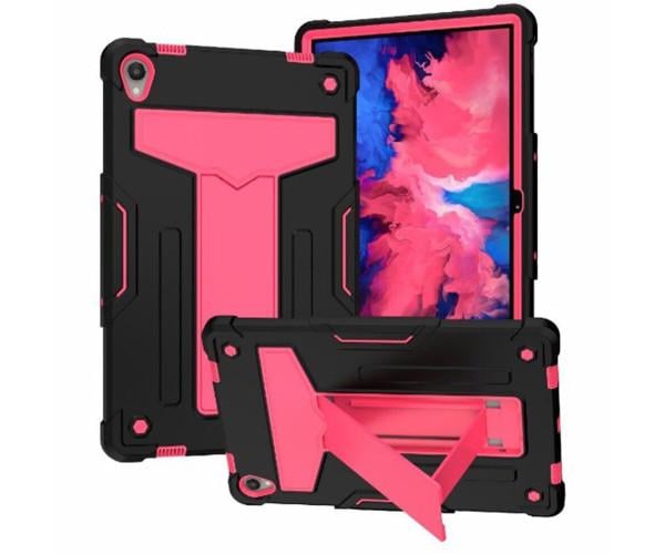 Чехол противоударный Armored Case Shockproof с подставкой для Lenovo Tab P11/P11 Plus/P11 5G Розовый