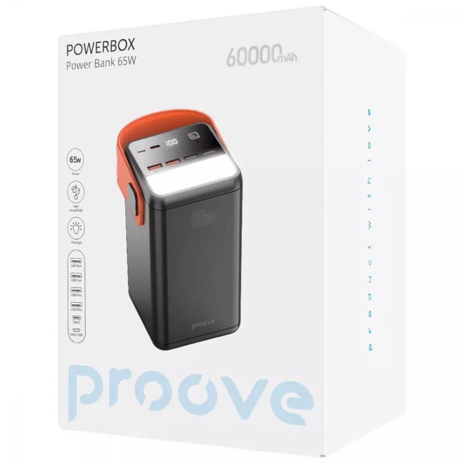 Повербанк Proove Powerbox 65W 60000 mAh (22727968) - фото 5