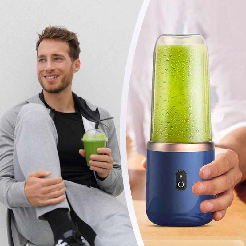 Блендер-соковыжималка для смузи и коктейлей Portable Juicer Cup портативный - фото 6