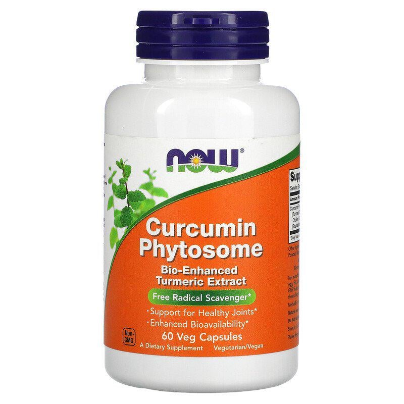 Куркума NOW Foods Curcumin Phytosome 500 мг 60 Veg Caps