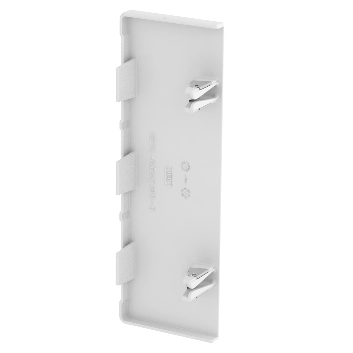 Заглушка OBO Bettermann Rapid 45 для короба 160x53 мм ABS пластик Білий (6116403)