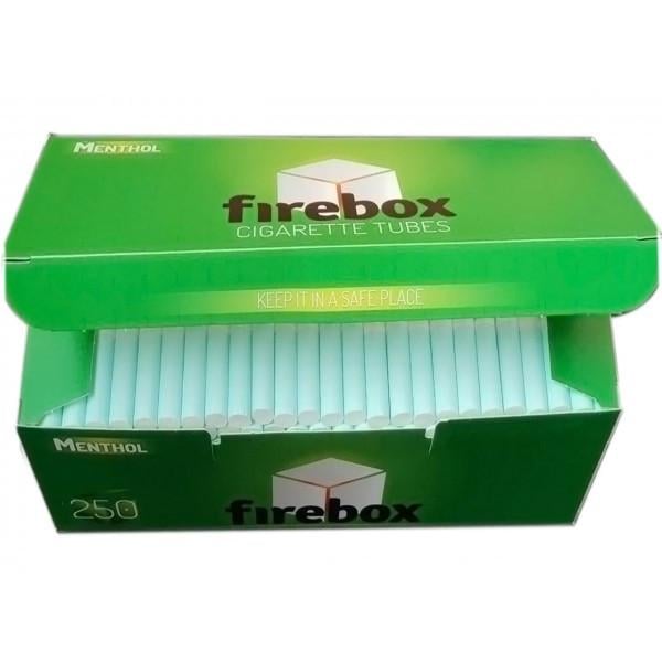 Ящик гильз для сигарет Firebox 50 блоков по 250 шт. Ментоловый