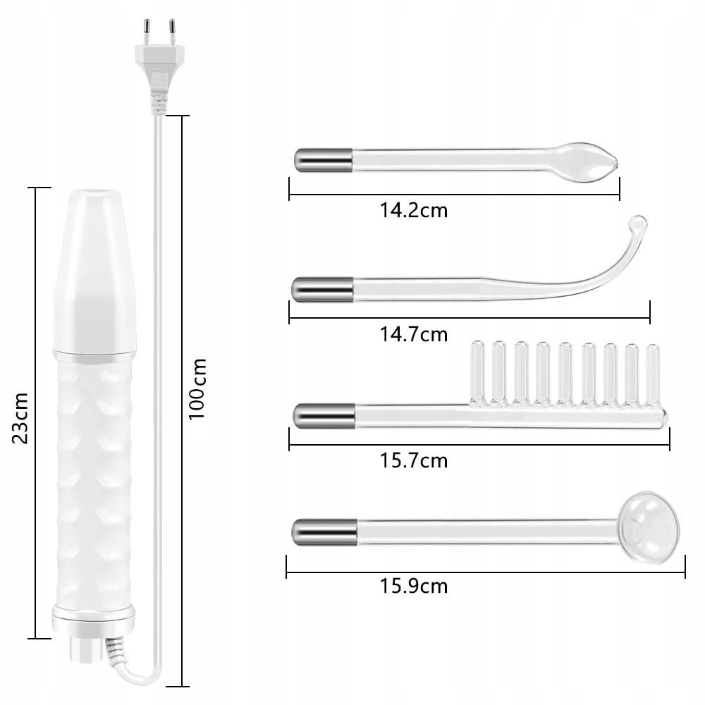 Дарсонваль для шкіри та волосся Portable high frequency LZ-006A Білий (1010747-White) - фото 11