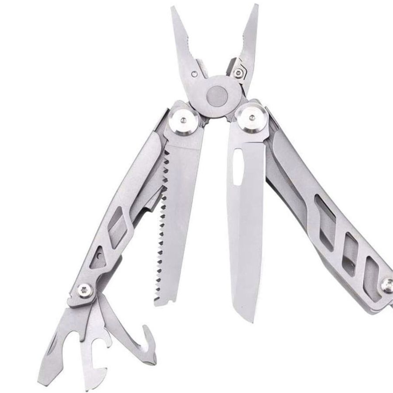 Мультитул многофункциональный NexTool KN42Е с гравировкой 12в1 11 см Серебряный (25214804)