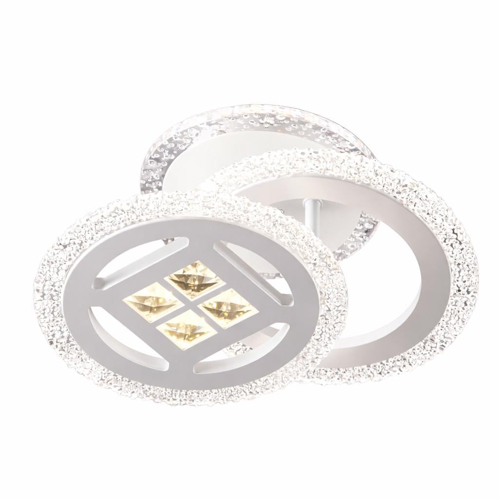 Люстра стельова Svet SC-3197/2C WT 46W+12W Білий (32695728)