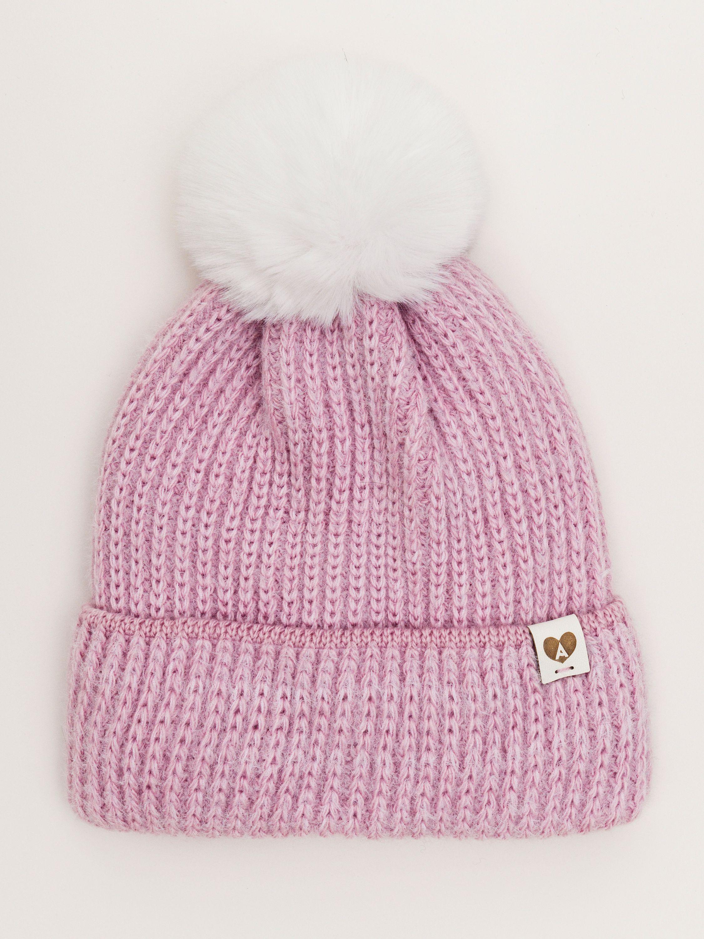 Шапка для девочки Лав K97 флис 50-52 см Сиреневый